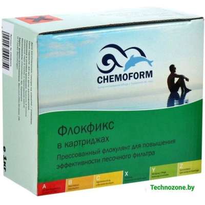 Химия для бассейна Chemoform Флокфикс в картриджах 1кг
