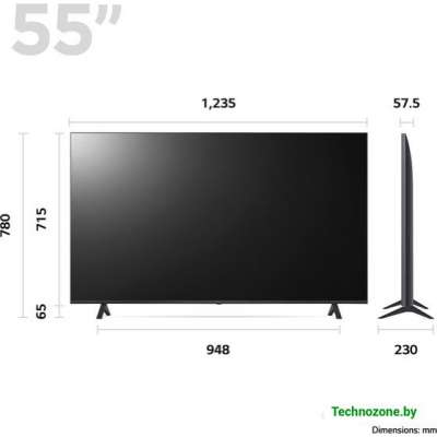 Телевизор LG UR78 55UR78006LK