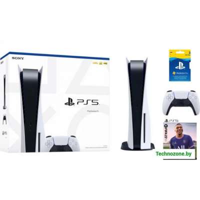 Игровая приставка Sony PlayStation 5 + FIFA 22 + подписка PS Plus на 3 месяца